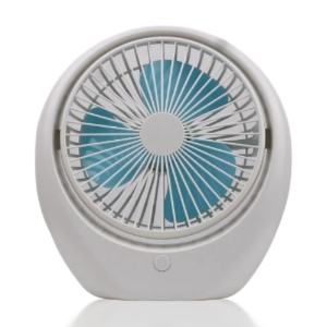 Portable Lightweight 6.5 Inch Mini Rotating Rechargeable Emergency Fan - GB4706-1